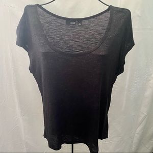 a.n.a Black Top w/Silver Threading Size Medium